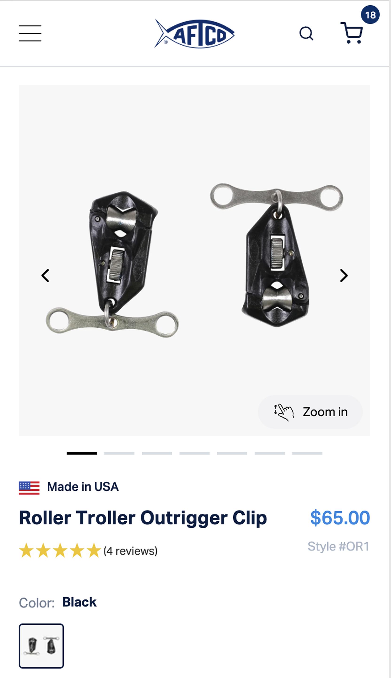 'Made in the USA' Icon Above Product Title