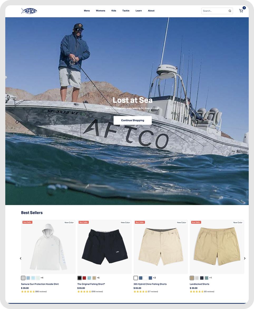 404 Page Featuring Best Sellers – Variation screenshot