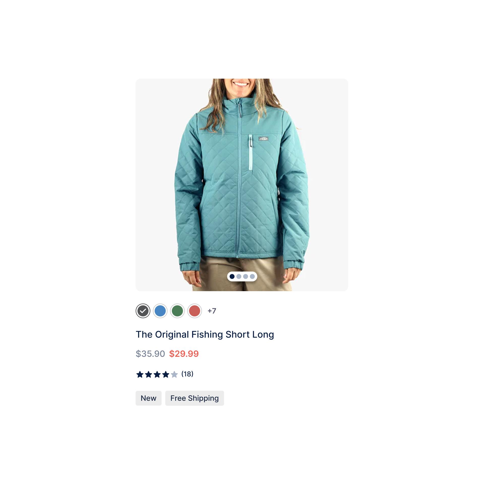 Enhanced Product Cards Drive User Engagement and Conversion Improvements – Variation screenshot