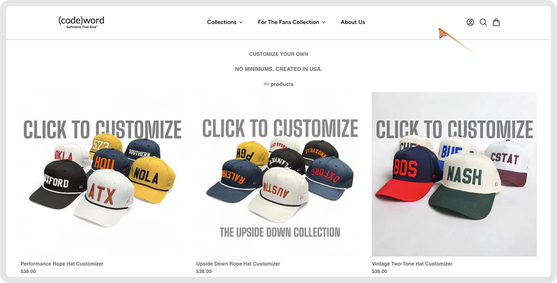 Collection Page Redesign – Control screenshot