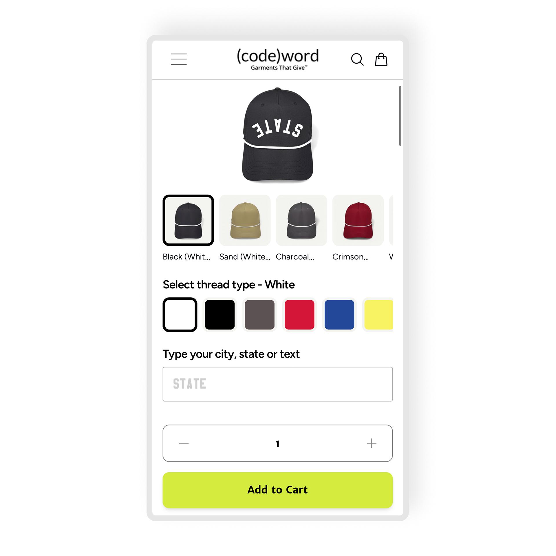 Enhanced Customization Flow – Variation screenshot
