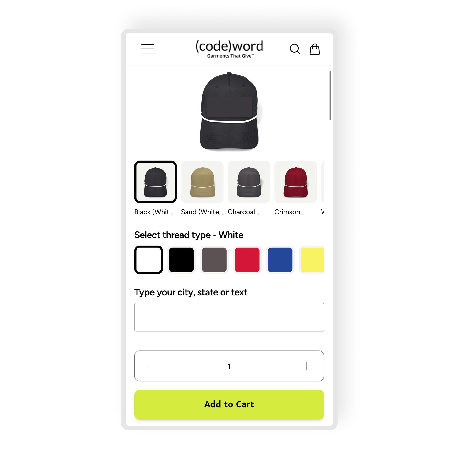 Enhanced Customization Flow – Control screenshot