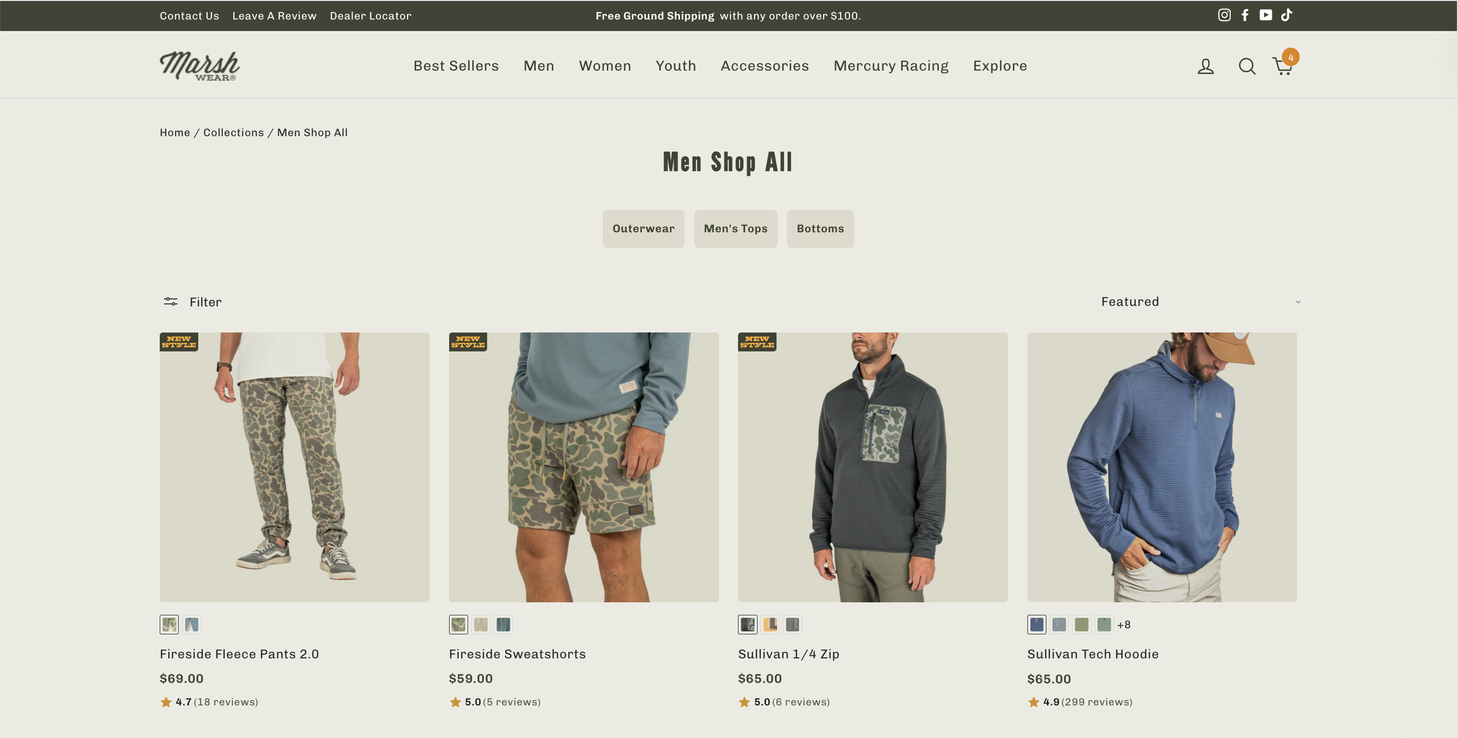 Category Links on Collection Pages – Variation screenshot