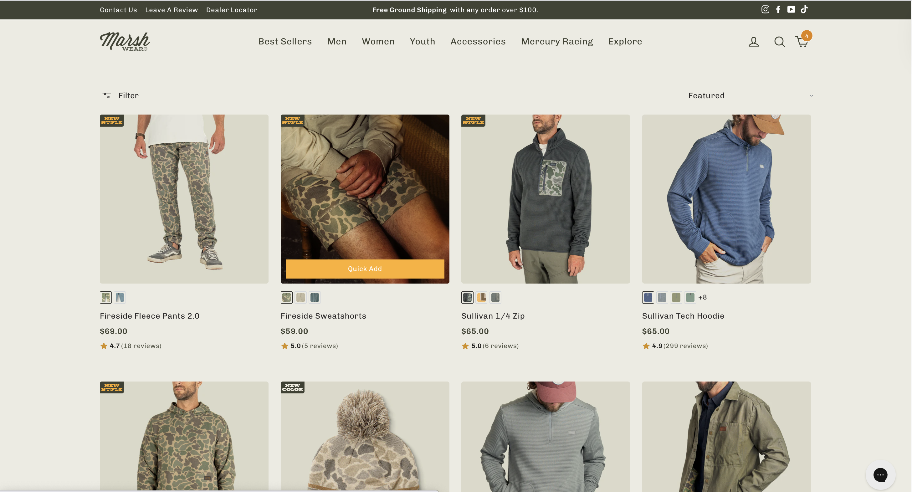 Category Links on Collection Pages – Control screenshot