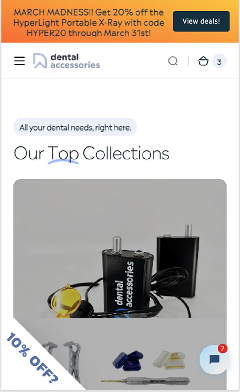 Streamlining Mobile Shopping by Removing Discount Banners – Control screenshot