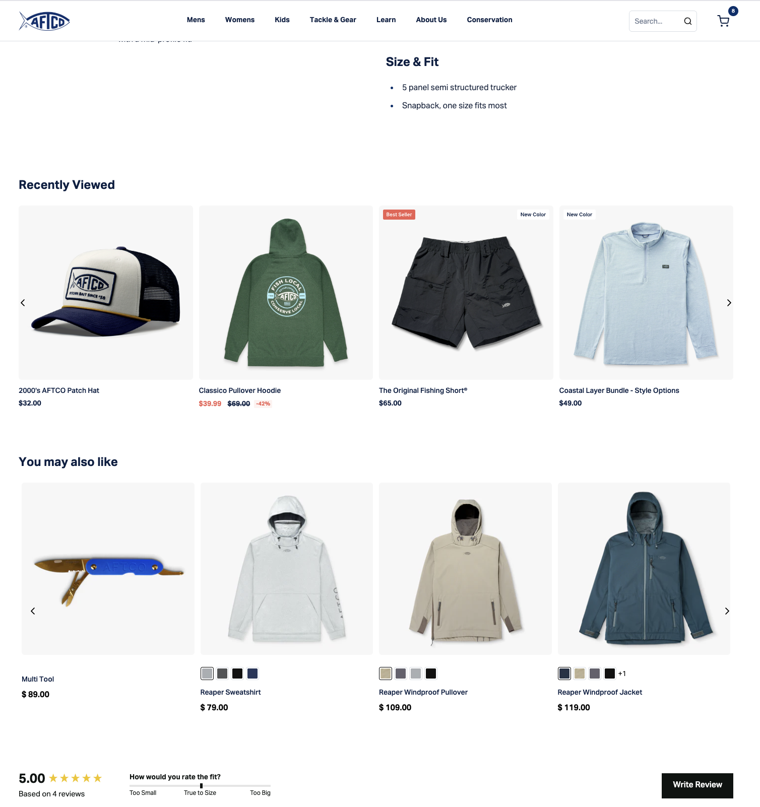 Recently Viewed Products Section – Variation screenshot