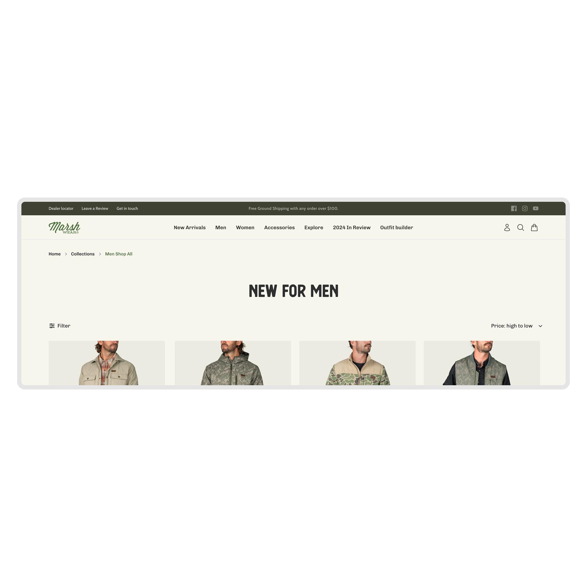 Enhanced Navigation Clarity with Breadcrumbs on Collection Pages – Variation screenshot