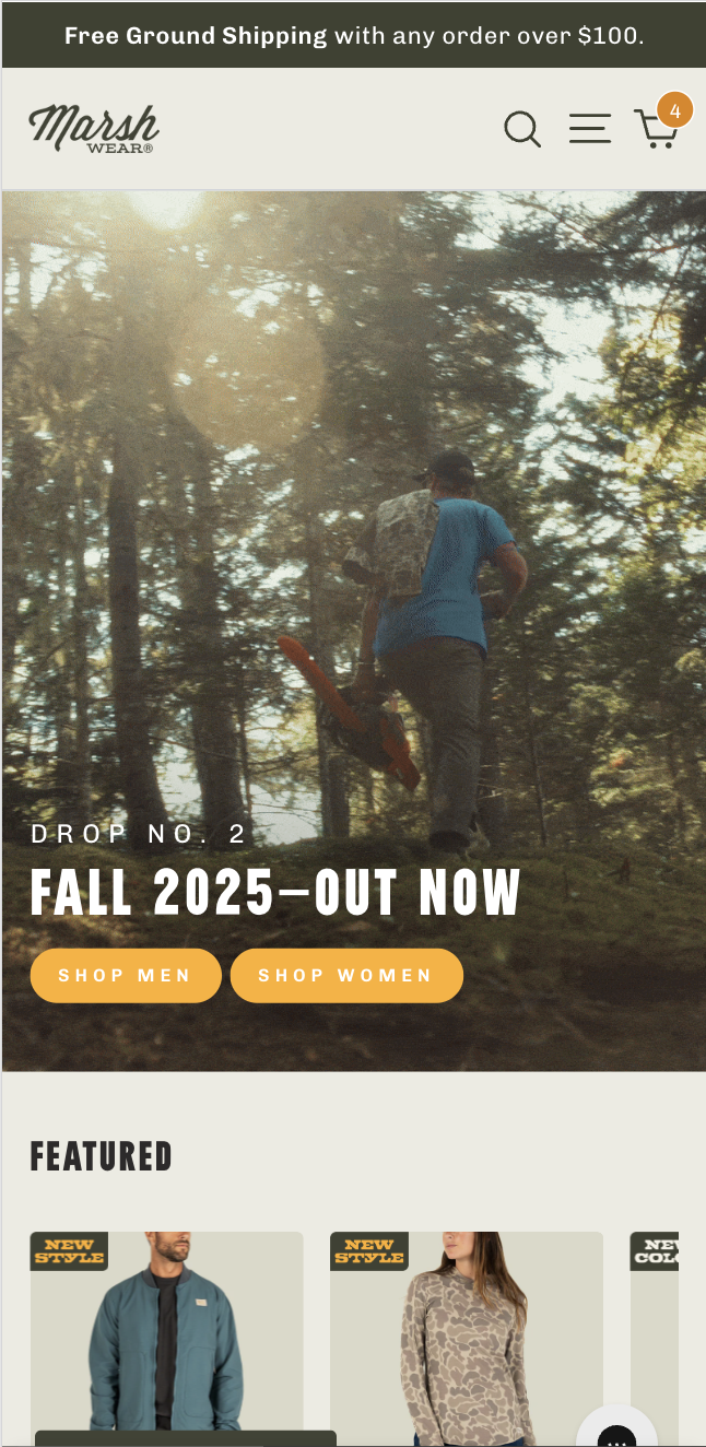 Shipping info banner that expand announcement bar information – Control screenshot