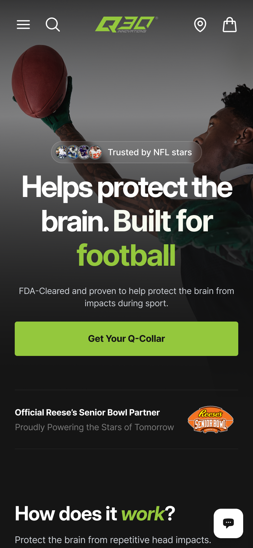Repositioning the chat pop-up significantly improves conversion rates across devices – Variation screenshot