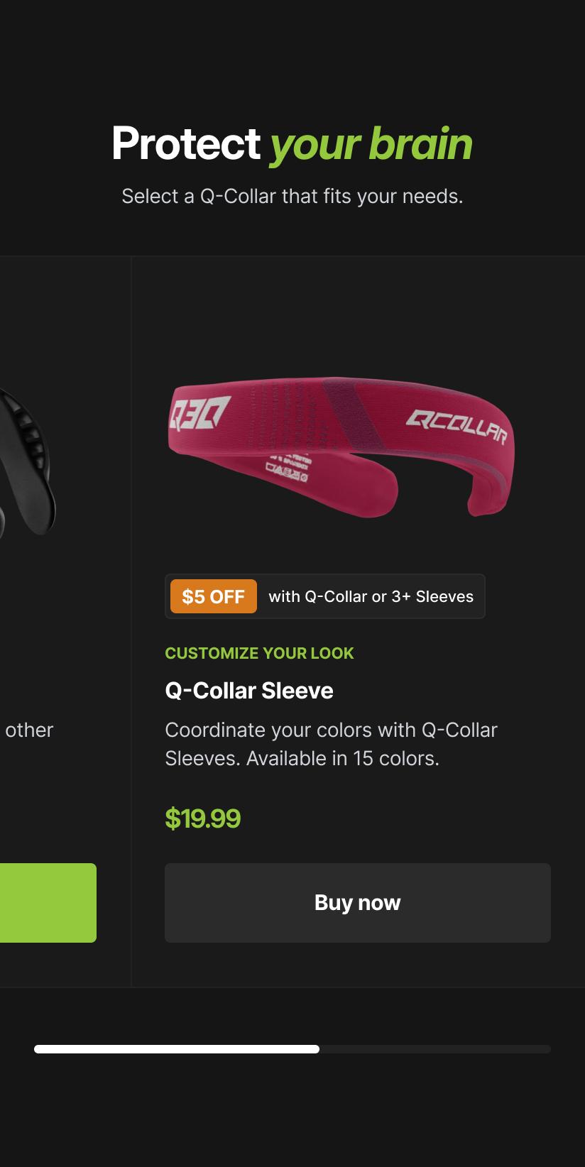 Replacing Recommended Product in the Buy Now Section – Variation screenshot