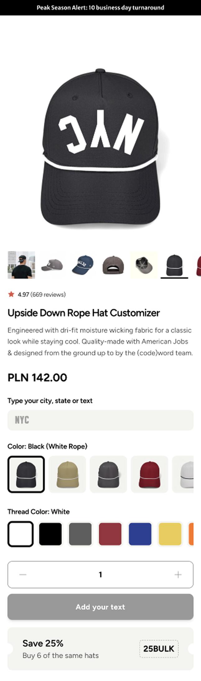Product page redesign with updated fields boosts engagement and revenue – Variation screenshot