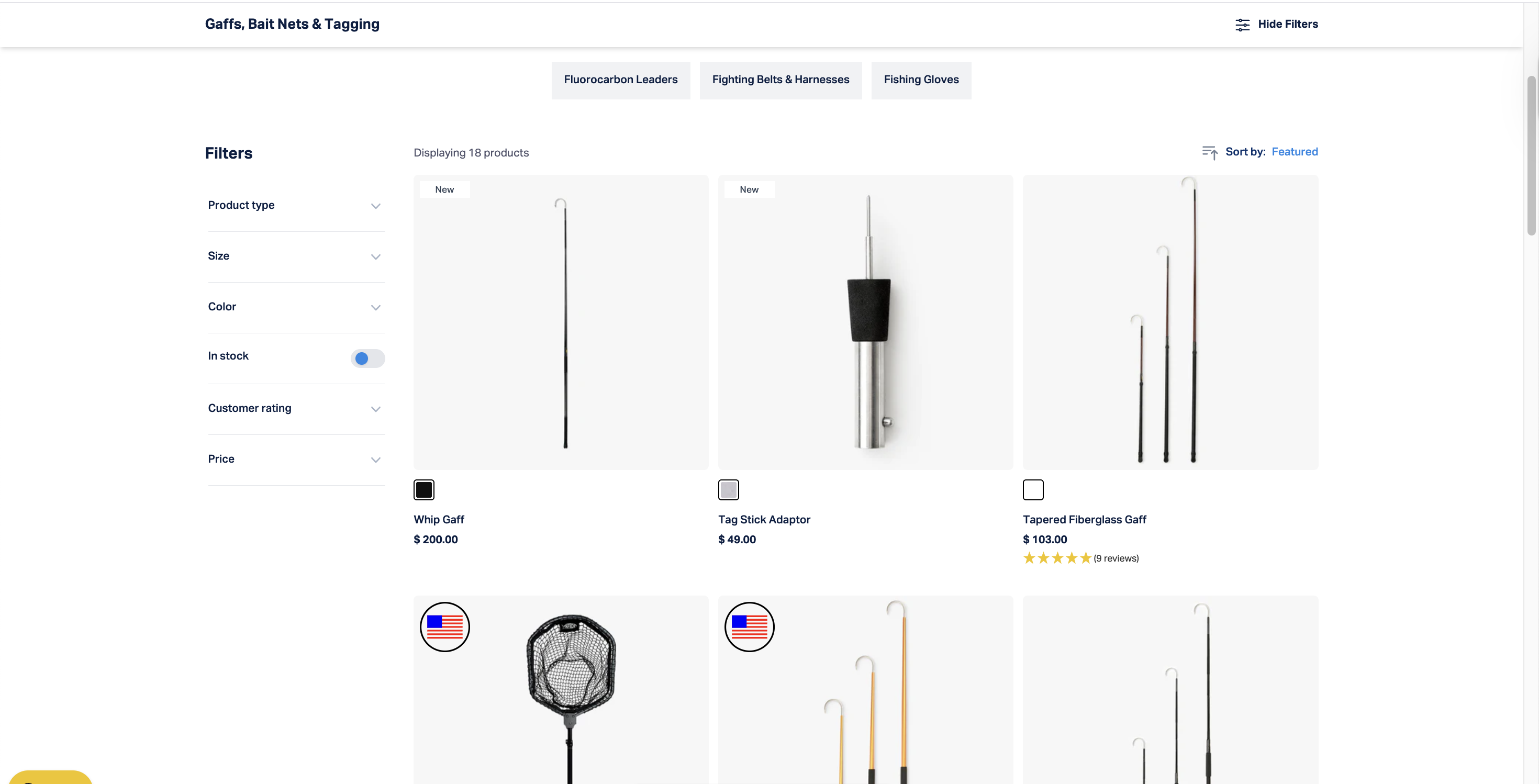 Wider Collection Page Layout Improves Product Visibility and User Engagement – Control screenshot