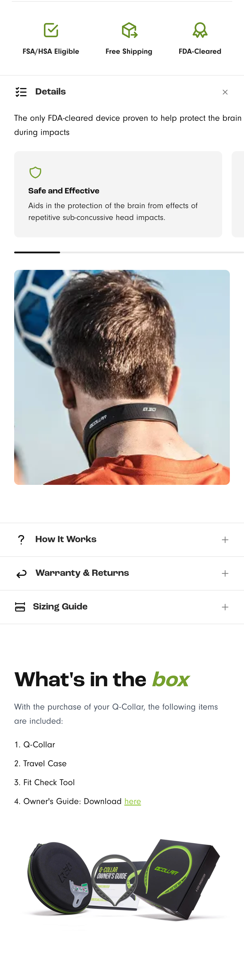 Overhauled PDP accordion boosts engagement and conversions – Variation screenshot