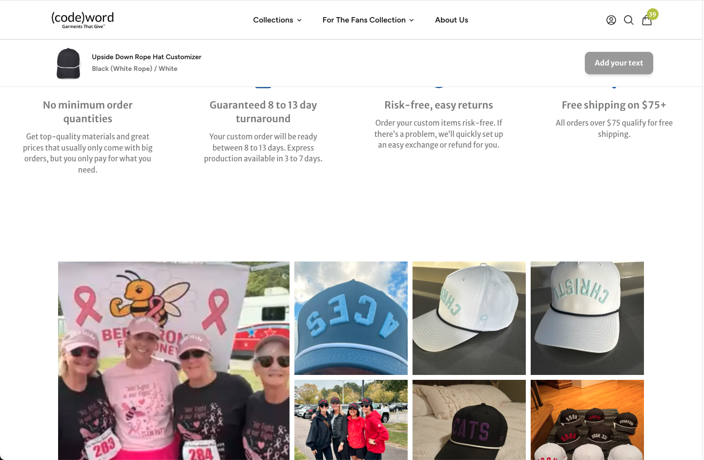 Transforming the Sticky Add to Cart into a Persistent Bottom Bar Boosts Conversion and Revenue – Variation screenshot