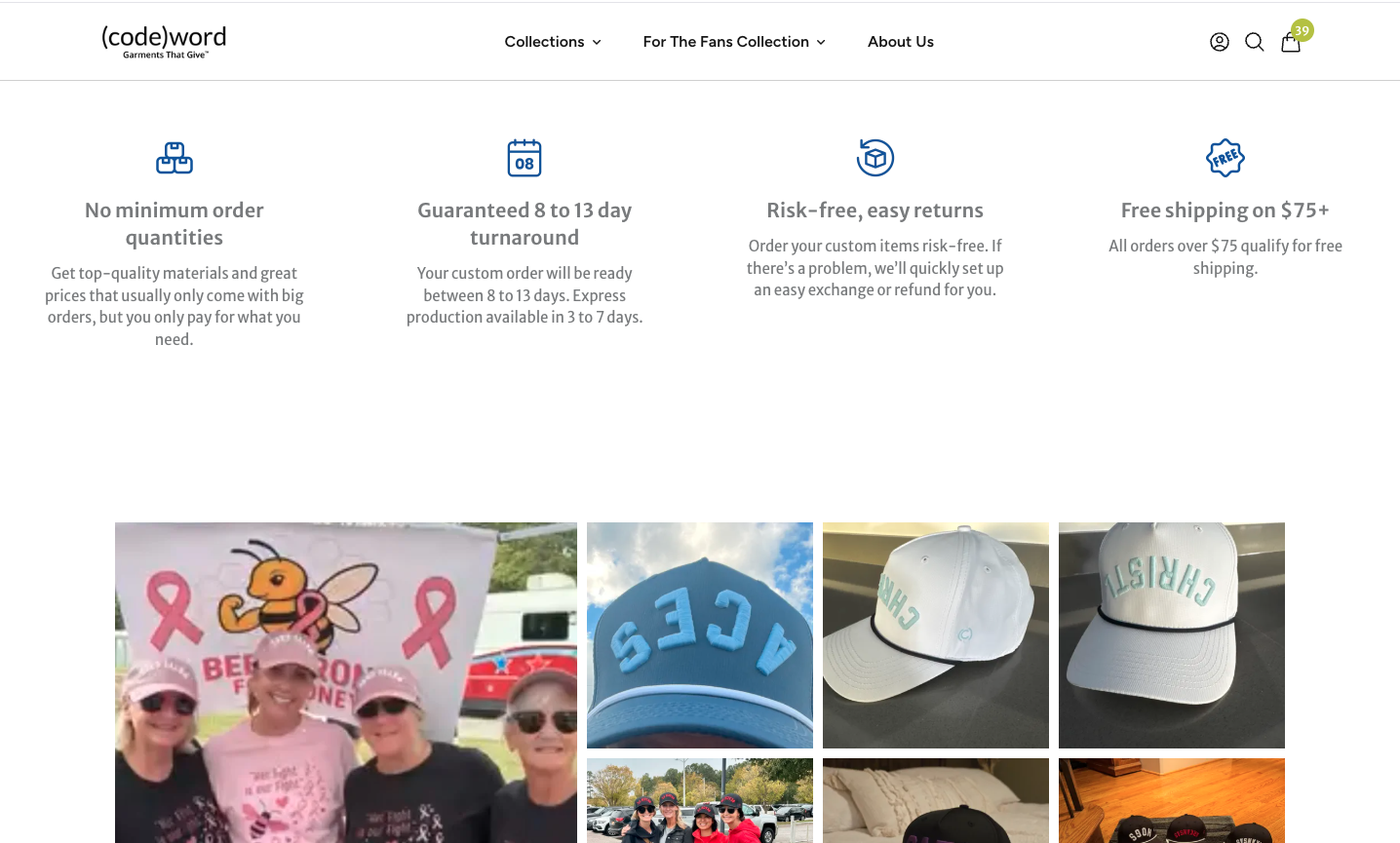 Transforming the Sticky Add to Cart into a Persistent Bottom Bar Boosts Conversion and Revenue – Control screenshot